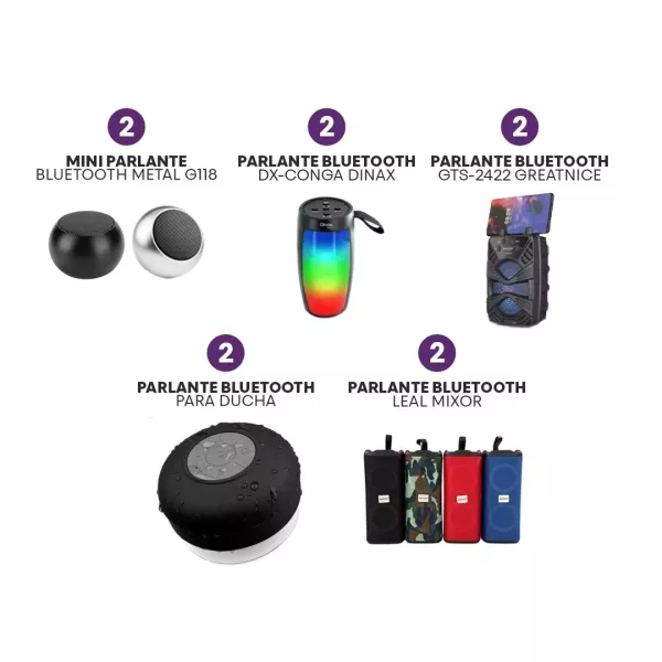 Combo Emprendedor Parlante Chico