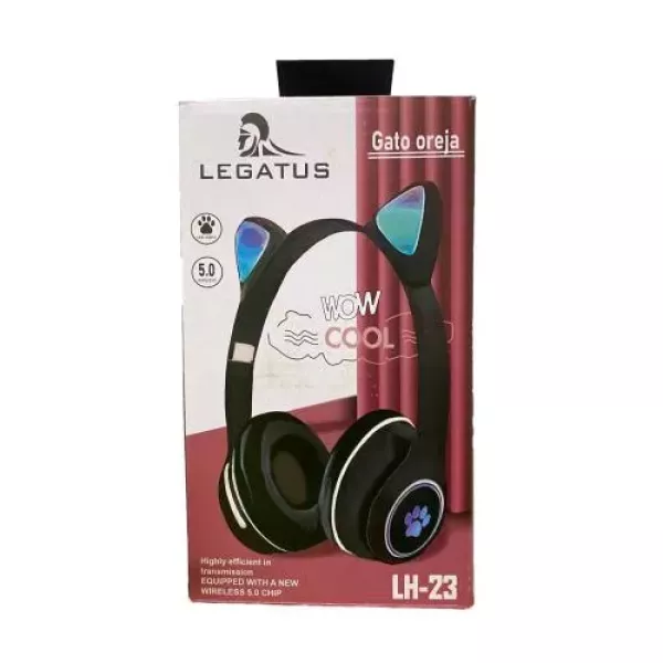 Auricular Vincha Bluetooth Orejitas Con Luz Legatus LH-23