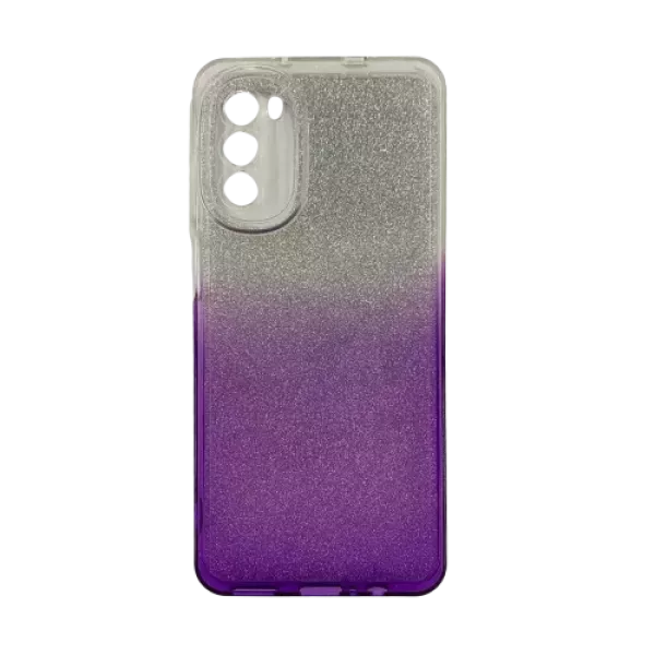 Funda Brillo Degrade Iphone XR Violeta