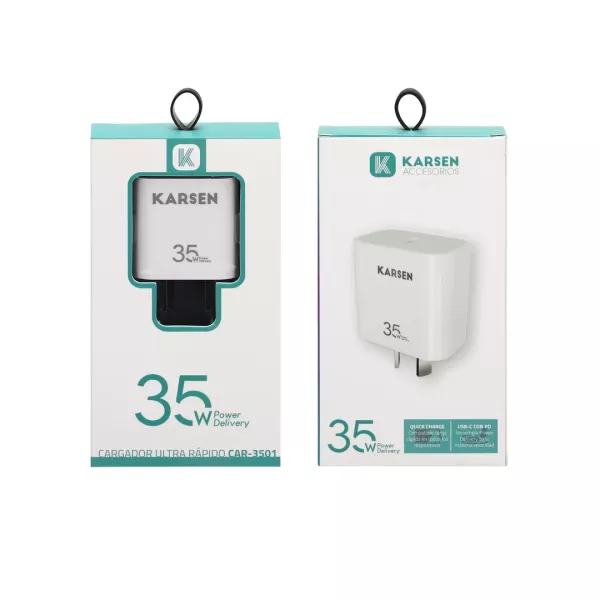 Cargador de Pared Adapt. 35W Tipo C 3501 Karsen