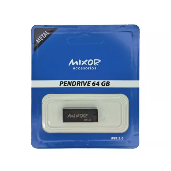 Pendrive 64 GB Metal Mixor