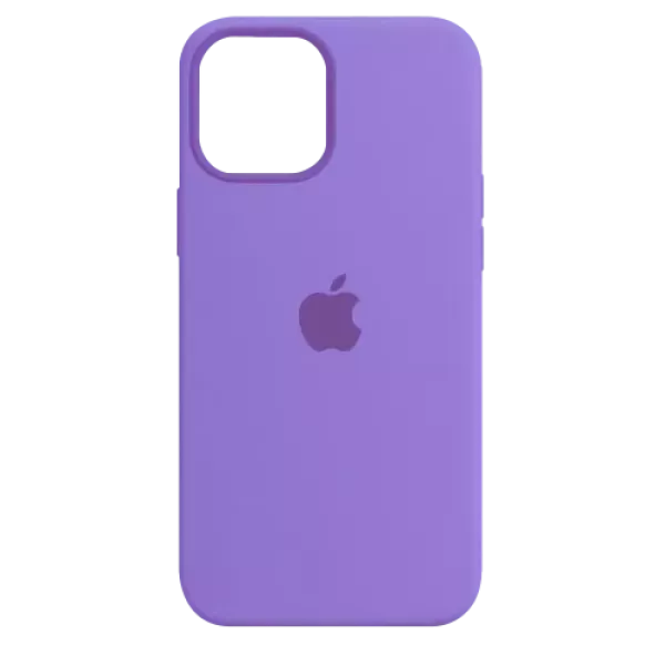 Funda Silicone Case Iphone 15 Pro Lila Oscuro