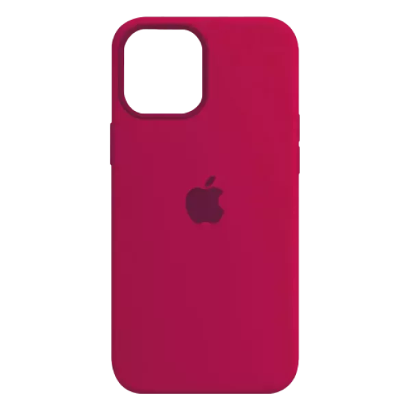 Funda Silicone Case Iphone 15 Rose Red