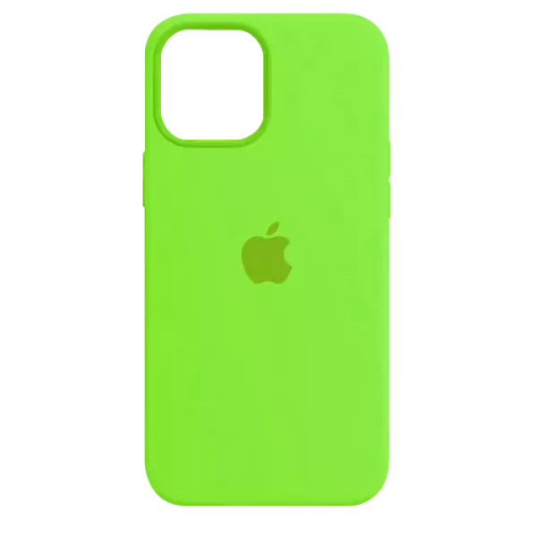 Funda Silicone Case Iphone 14 Pro Verde Fluor