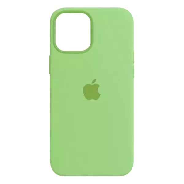 Funda Silicone Case Iphone 15 Verde Claro
