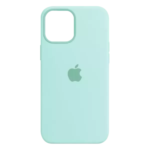 Funda Silicone Case Iphone 12 Pro Max Verde Pastel