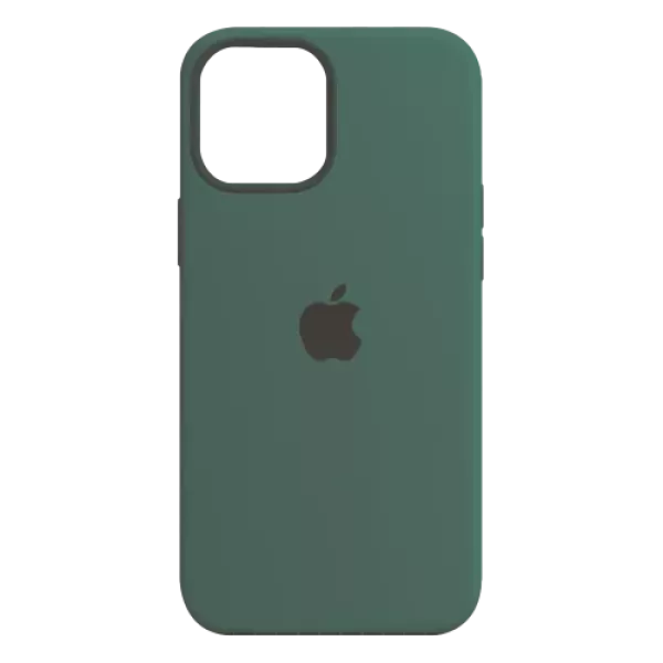 Funda Silicone Case Iphone 13 Pro Max Verde Petroleo