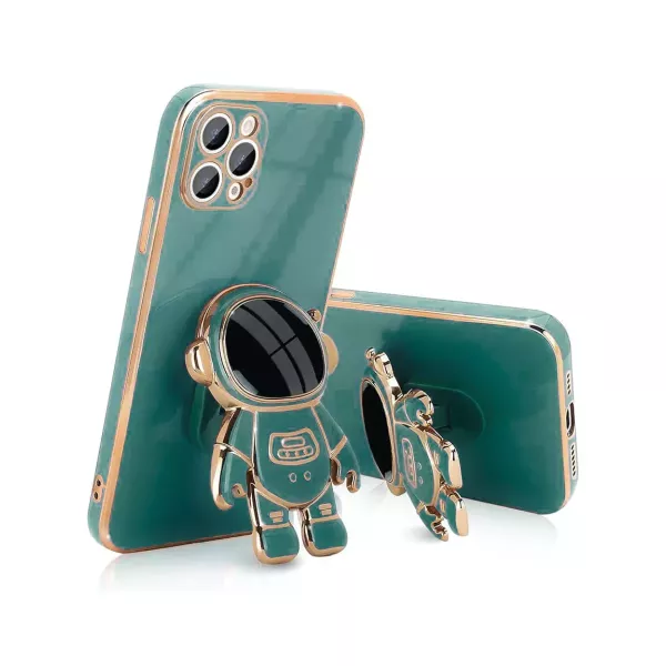 Funda Astronauta Con Soporte iPhone 16 Verde