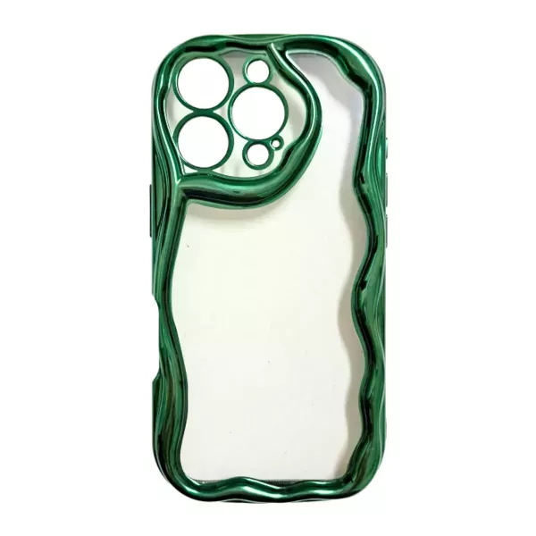 Funda Silicona Border Ondulada Xiaomi Poco C75 Verde