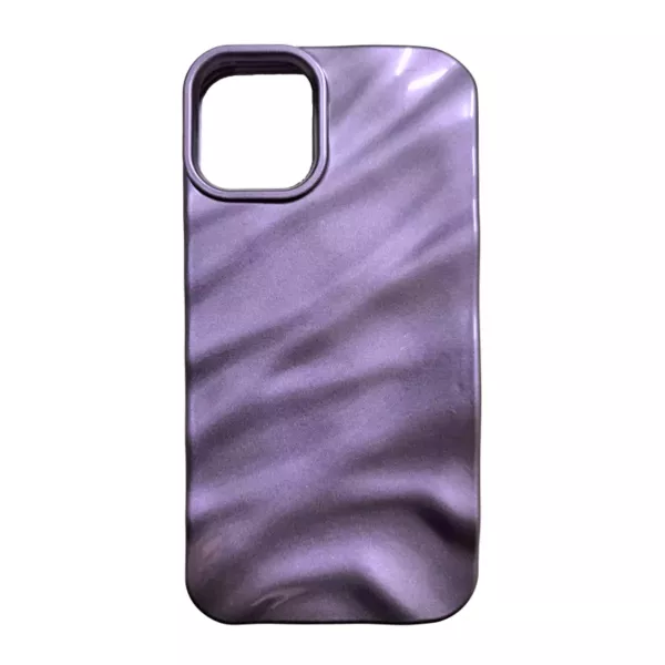 Funda Silicona Wave iPhone 16 Violeta Metalizado