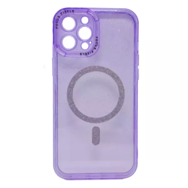 Funda Electro Magsafe Brillo IPhone 14 Lila