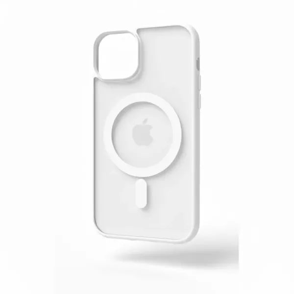 Funda Electro Magsafe Border Color iPhone 15 Blanco