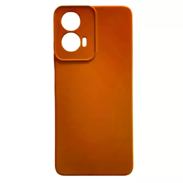 Funda Silicona Moto G24 Naranja