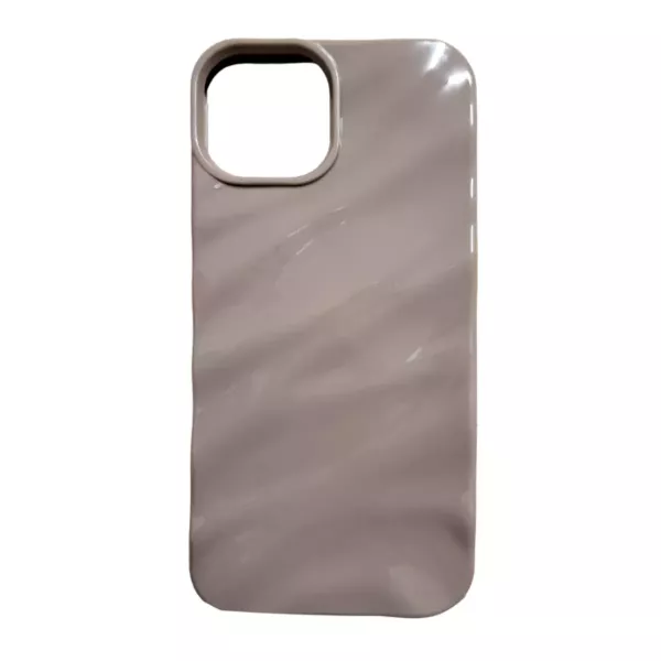 Funda Silicona Wave iPhone 16 Avellana