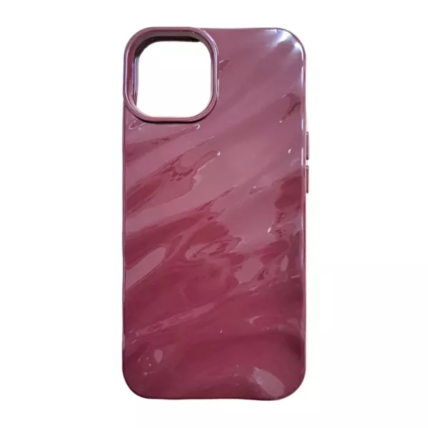 Funda Silicona Wave iPhone 16 Bordo