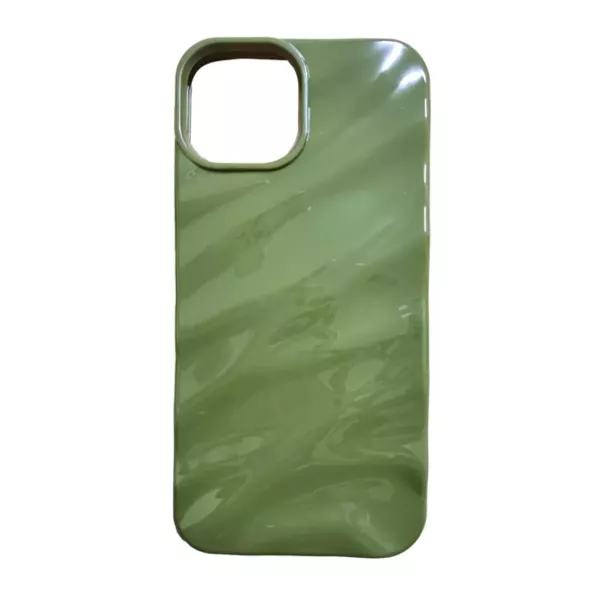 Funda Silicona Wave iPhone 16 Verde