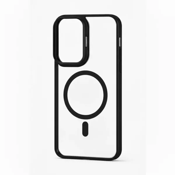 Funda Electro Magsafe Soporte Camara Moto E15 Negro