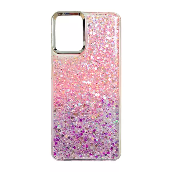 Funda Glitter Xiaomi Redmi 14C Rosa y Violeta