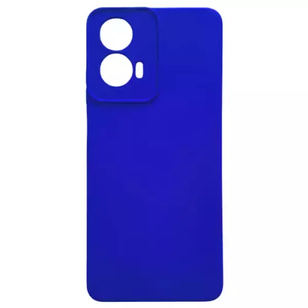 Funda Silicona Moto G24 Azul Brilloso