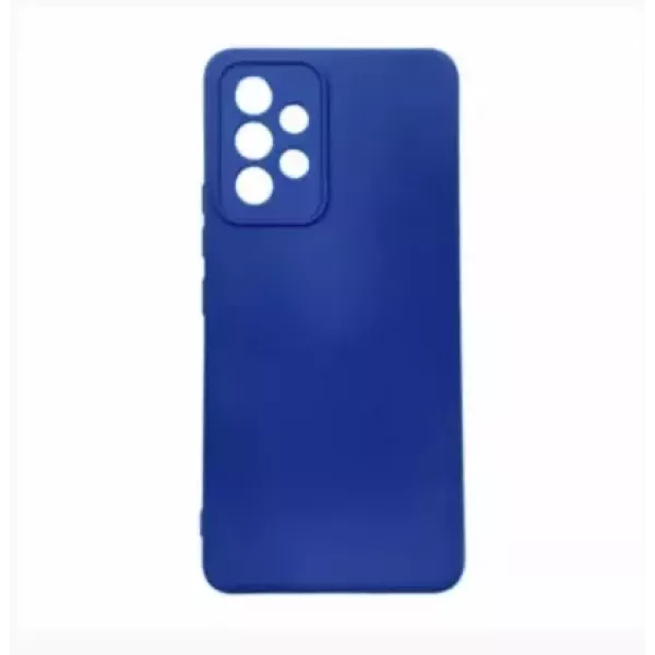 Funda Silicona Moto E14 Azul Oscuro