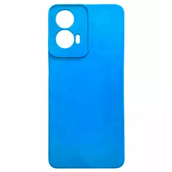 Funda Silicona Moto E14 Celeste Cielo