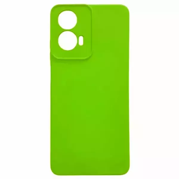 Funda Silicona Moto E14 Verde Manzana