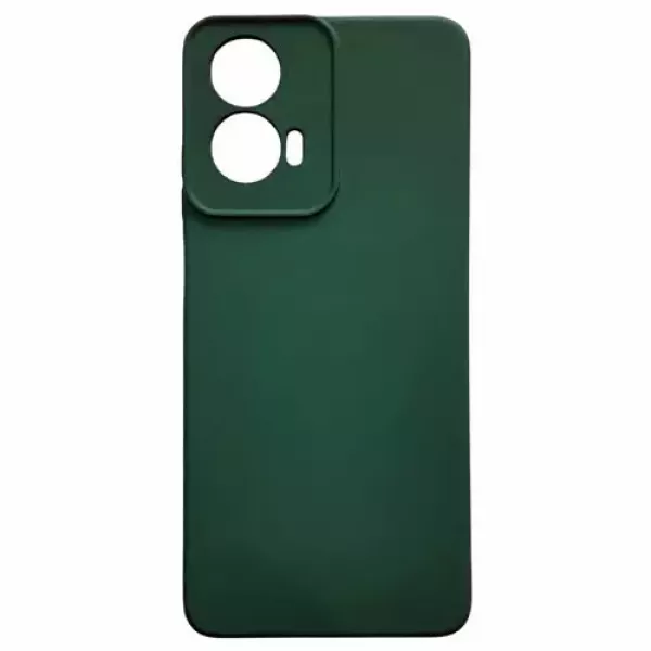 Funda Silicona Moto E14 Verde Oscuro