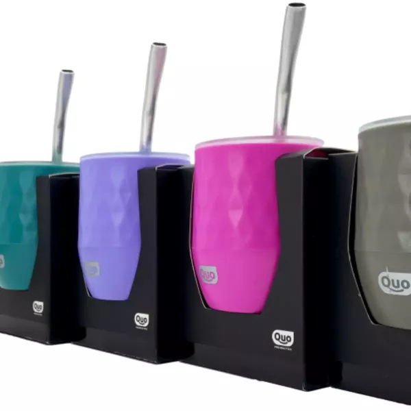 Mate Con Tapa Acrilico + Bombilla - Mateava Quo