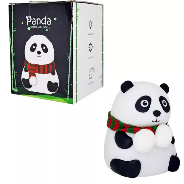 Lámpara De Escritorio Táctil Panda Silicone Nigh Light  ZH -121