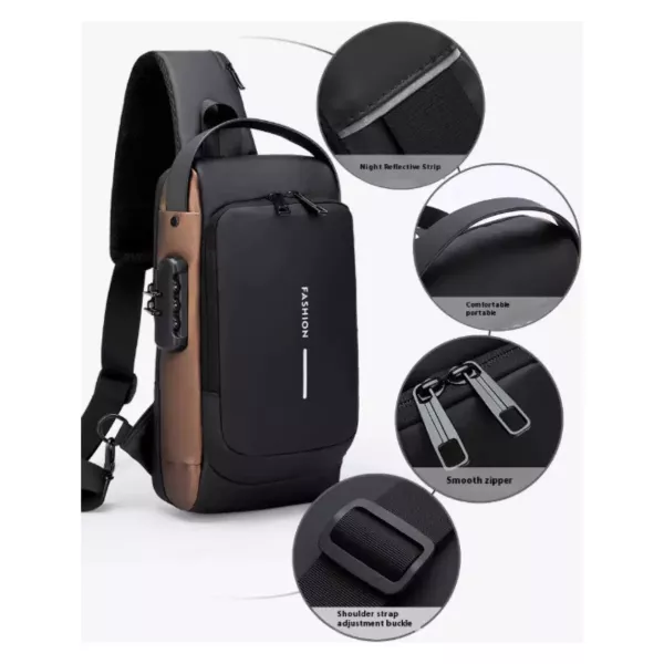 Bolso Bandolera Antirrobos Fashion P-206KA