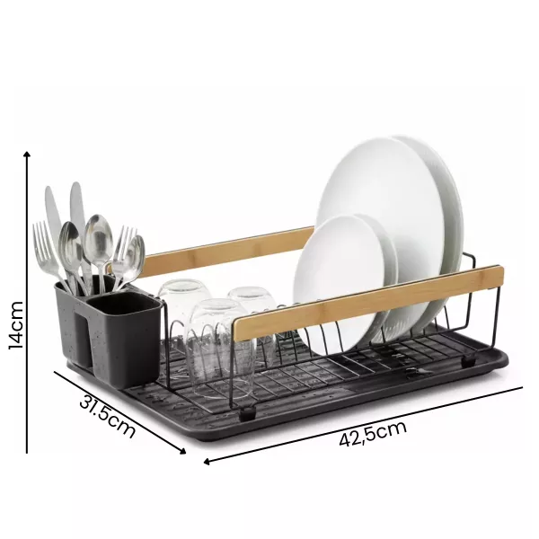 Escurridor De Platos De Acero Inoxidable - YM-04