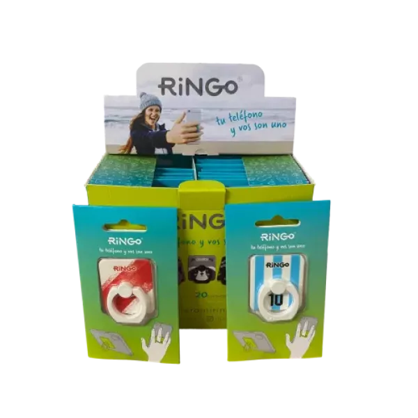 Caja X 20 Anillos 360º Con Diseño Ringo