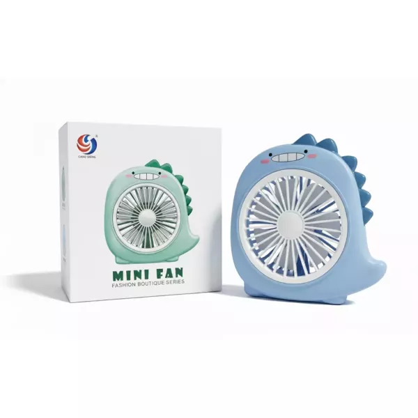 Mini Ventilador Portatil Dinosaurio