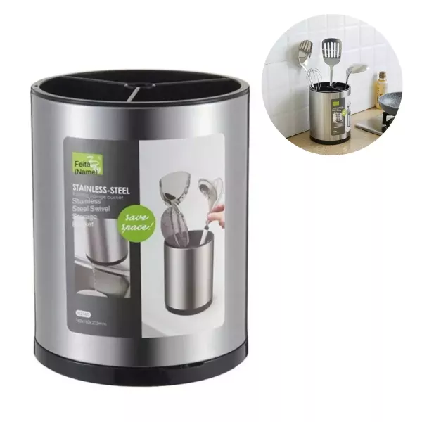 Organizador y Escurridor de Cubiertos Giratorio BJ-883