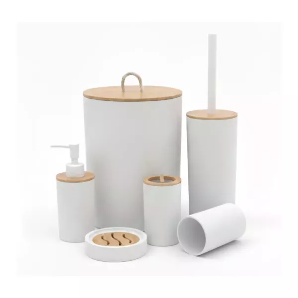 Set De Baño 6 Piezas Redondo  CC-05