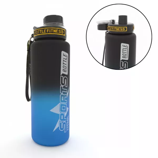 Botella Plástica Sport Fitness 1 L