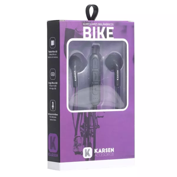 Auricular In Ear Bluetooth Bike Karsen