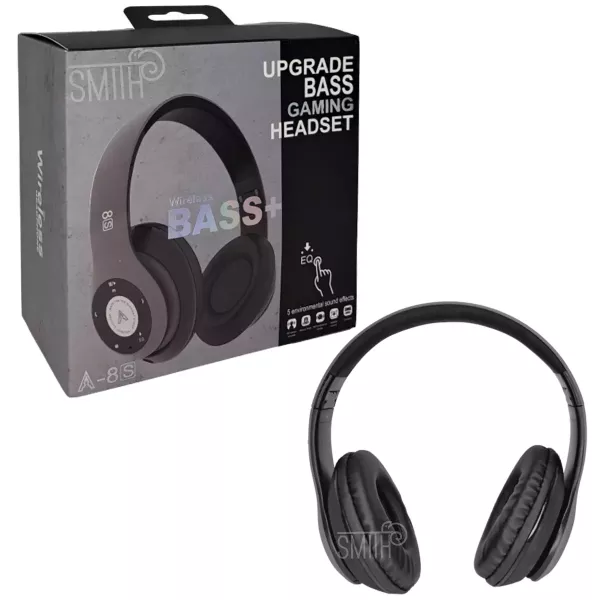 Auricular Vincha Bluetooth A-8S BASS