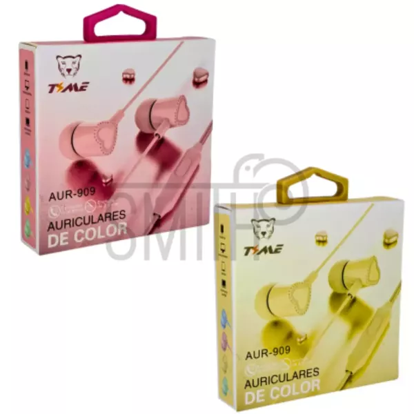 Auricular In Ear Con Cable Aur-909 Time