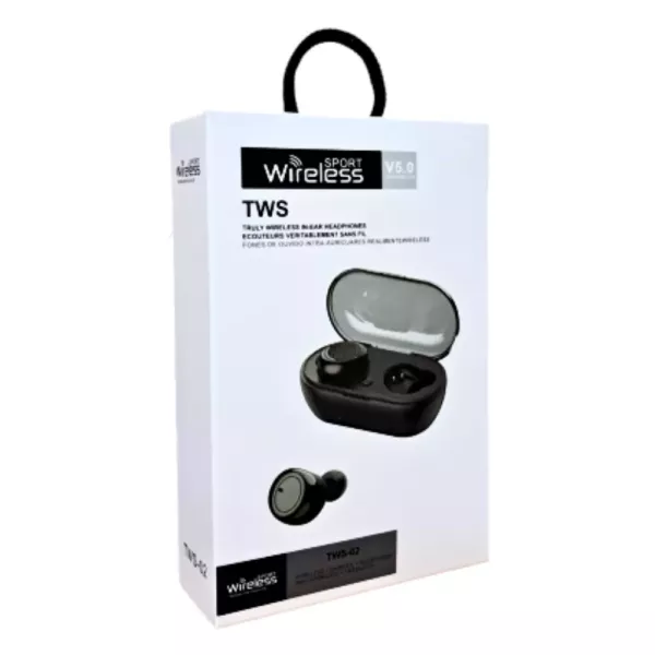 Auricular In Ear Bluetooth TWS-02 V5.0