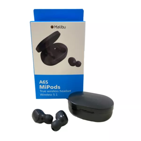 Auricular In Ear Bluetooth A6s Mipods Malibu