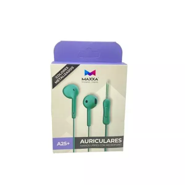 Auricular In Ear Con Cable A25+ Metalizados Maxxa