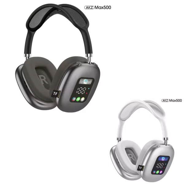 Auricular Vincha Bluetooth Con Pantalla AKZ Max500