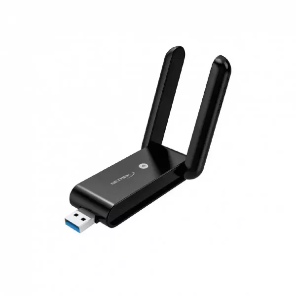 Receptor USB WIFI 1200Mbps Doble Antena NM-CS1200 NETMAK
