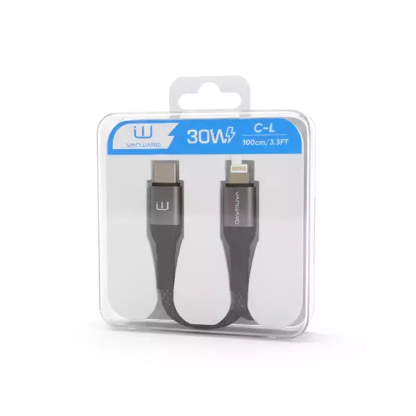 Cable De Datos Tipo C A Lightning Mallado 30W - VANWARD