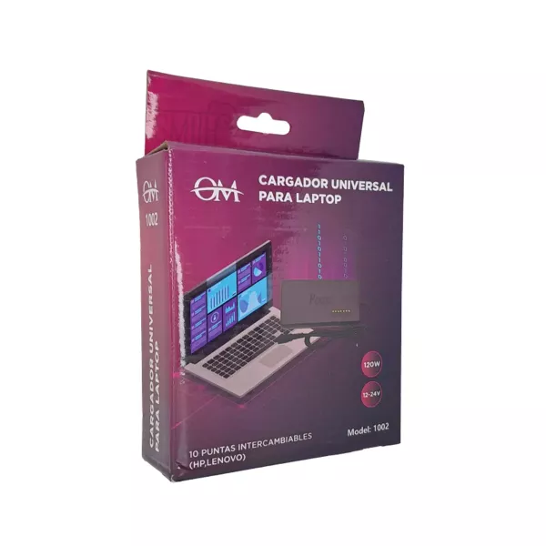 Cargador Universal Para Laptop 120W OM 1002