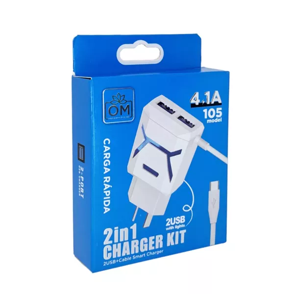 Cargador De Pared Tipo C 4.1A 105 OM PROMO