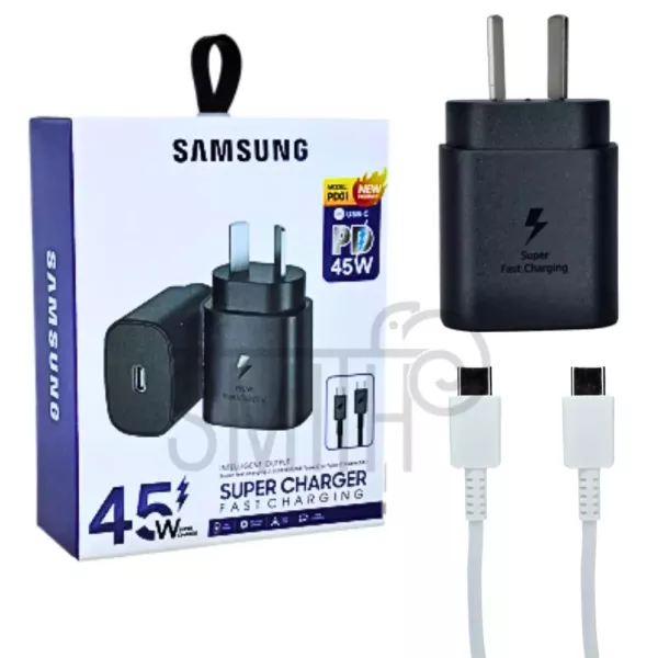 Cargador de Pared Tipo C a Tipo C Samsung 45w PD