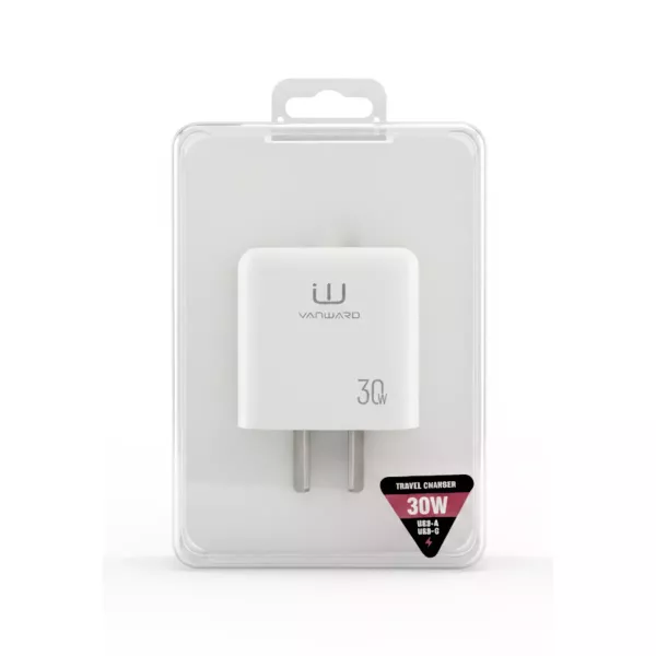 Cargador De Pared Adapt. USB-Tipo C 30W - VANWARD