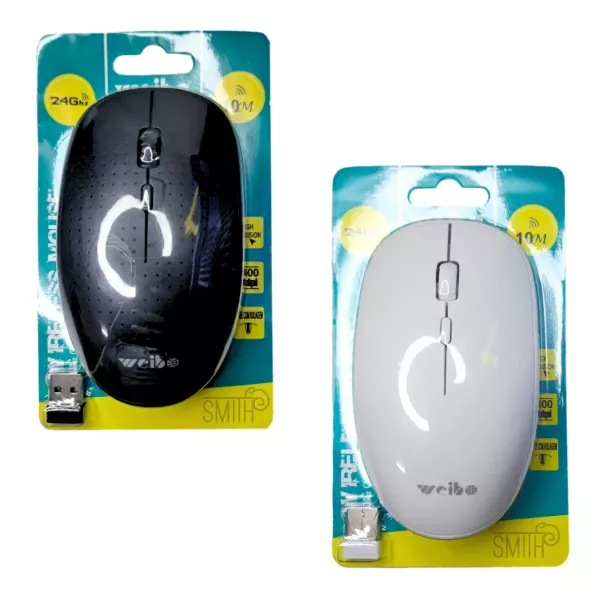 Mouse Óptico Inalámbrico Weibo RF-2835B